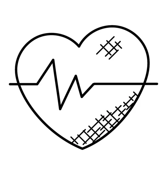 Ecocardiografía Concepto Examen Cardíaco — Archivo Imágenes Vectoriales