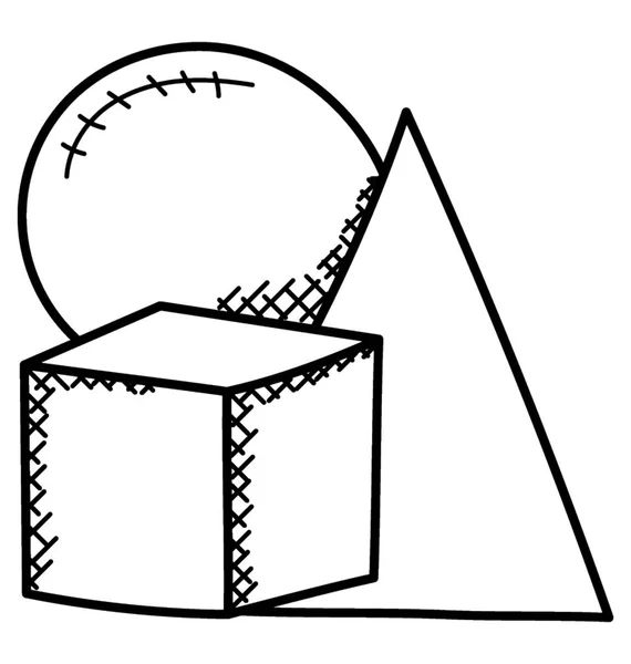 Набор Геометрических Фигур — стоковый вектор