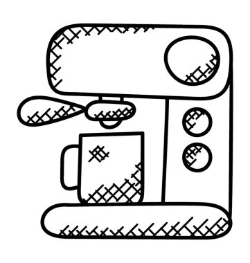 Kahve makinesi ya da kahve makinesi kahve demlemek için