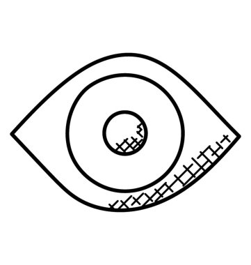 Gözler ve toplar bakma ve izleme konseptini gösteriyor.