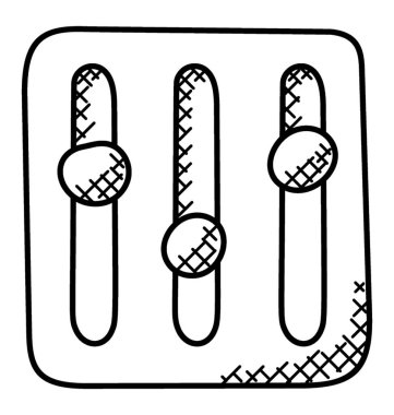 Bu ekolayzır doodle simge ile yapılan ayarlarını alma