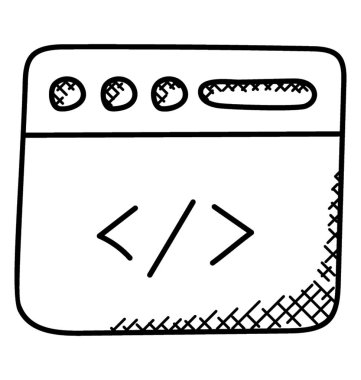 Programlama html kodu, web geliştirme kavramı ile Web sitesi