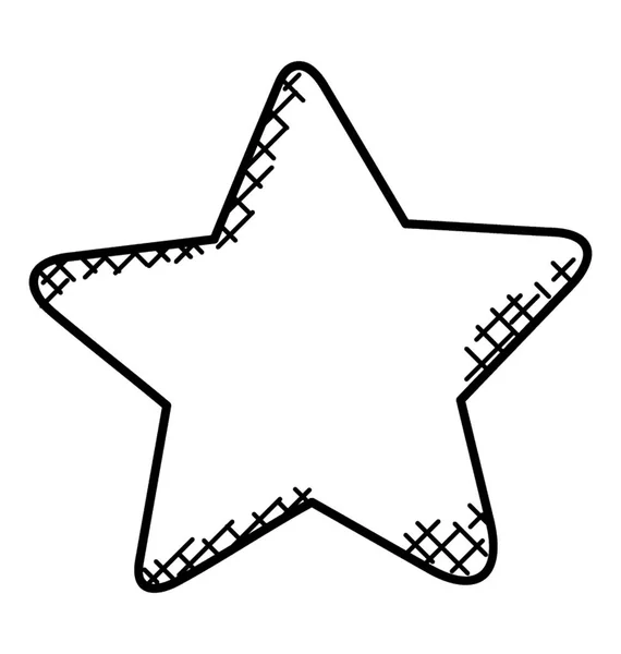 Conception Icône Étoile Pour Rétroaction Classement — Image vectorielle