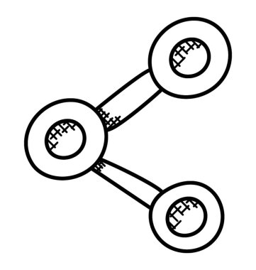 Doodle simgesi tasarım sembolü paylaşımı