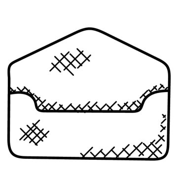 Okumak posta temsil eden açık zarf