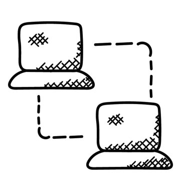 Sunucu ağ üzerinden, istemci sunucu paylaşımı bilgisayarı 