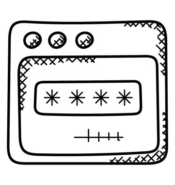 Web sitesi giriş ekranı online hesap erişim için