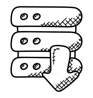 SQL server indir simge doodle 