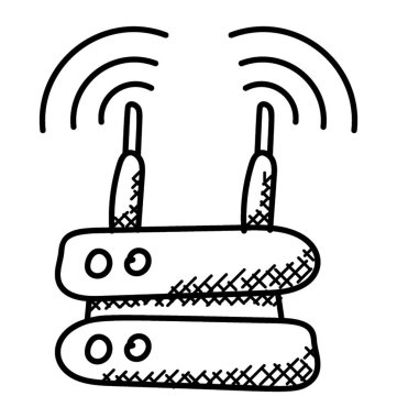 Sinyalleri, wifi yönlendirici bir erişim noktası cihazı