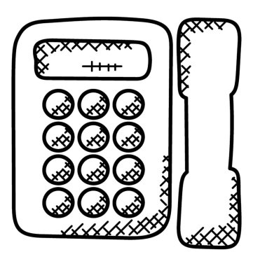 Retro telefon olarak da adlandırılan bir sabit hat telefon