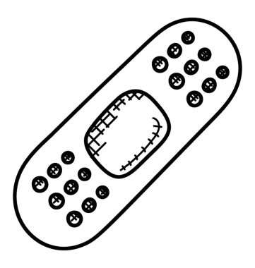 Bandaj tıbbi bandaj ya da sargı bezi olarak kullanılır.