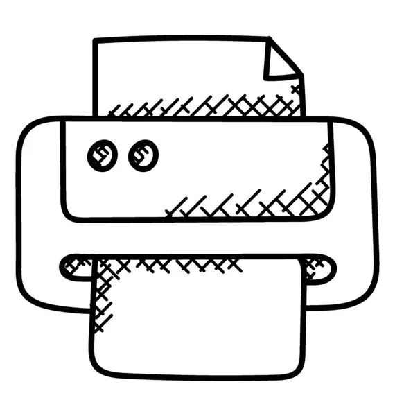 Imprimante Dispositif Matériel — Image vectorielle