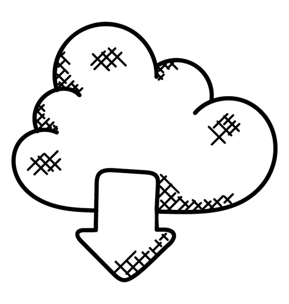 Μοντέλο Αποθήκευσης Δεδομένων Χώρου Αποθήκευσης Στο Cloud — Διανυσματικό Αρχείο