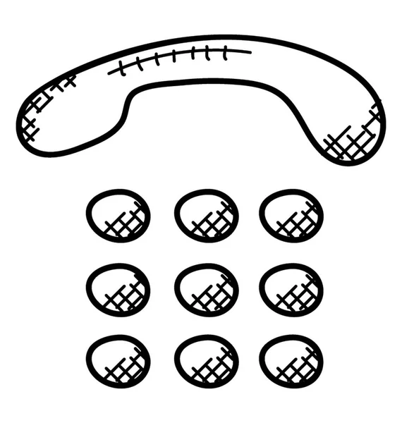 Wijze Van Telecommunicatie Telefoon — Stockvector