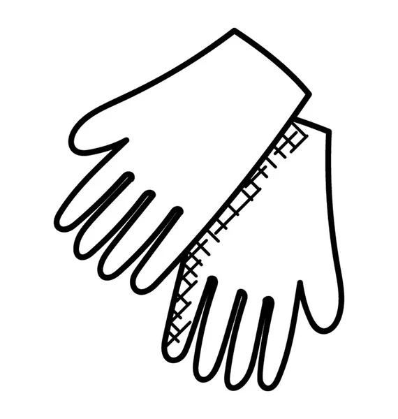 Medizinische Handschuhe Werden Bei Medizinischen Untersuchungen Und Eingriffen Verwendet — Stockvektor