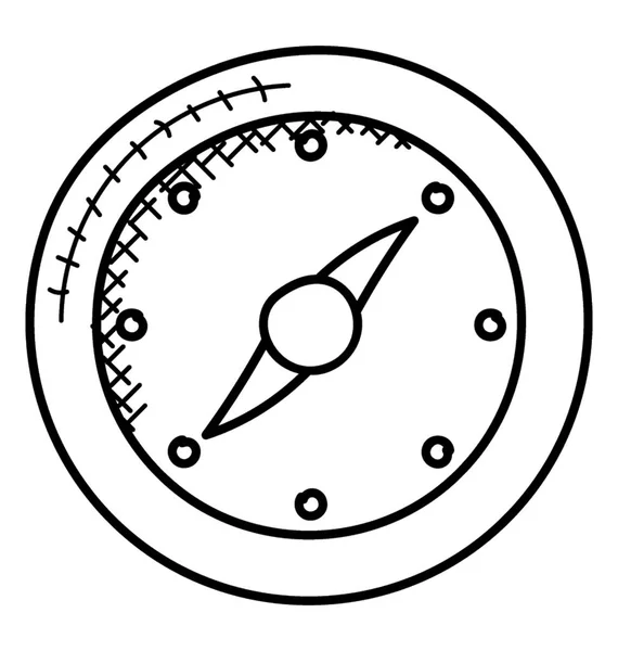 Reisenavigator Kompass — Stockvektor