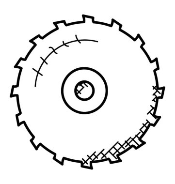 Daire testere kesim farklı malzemeler için kullanılan bir elektrikli bıçak olduğunu 