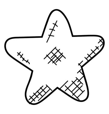 Bir beş köşeli şekli yıldız, yıldız konum, kaydedilen resmeden ve önemli konum.