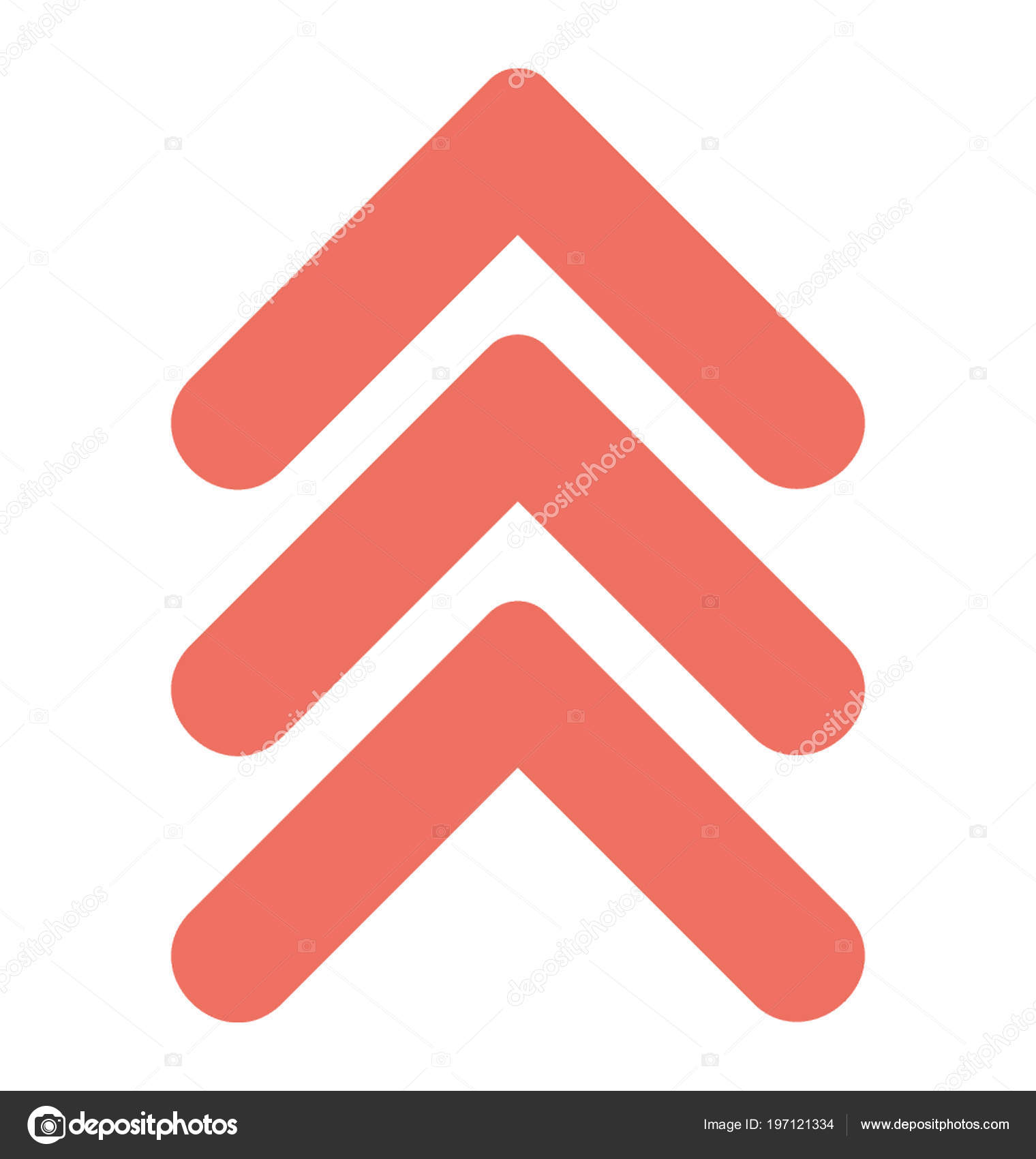 一个箭头指示向上方向向上箭头图库矢量图©creativestall 197121334