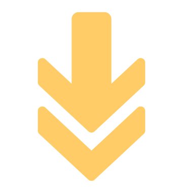 Aşağı ok aşağı yön gösteren bir ok 