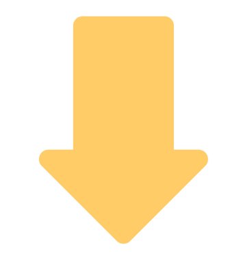 Aşağı ok aşağı yön gösteren bir ok 