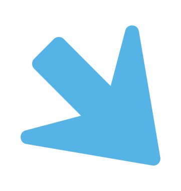 Doğru yolu gösteren bir gösterge ok