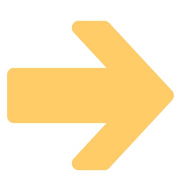 Tamam, düz simgesi tasarım gösteren bir oka 