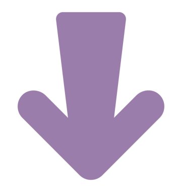 Aşağı ok aşağı yön gösteren bir ok 