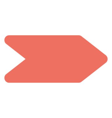 Tamam, düz simgesi tasarım gösteren bir oka 