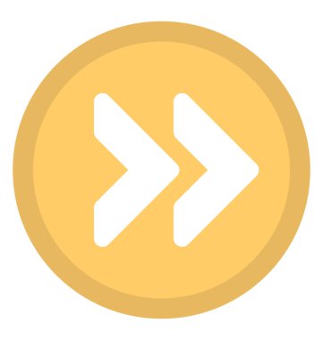 Yön sağ ok ok ucu ile ileri oktur