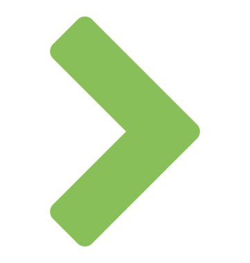 Doğru yönde, kaydırma sağ ok gösteren bir ok 