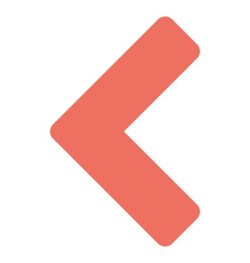 Doğru yön gösteren bir ok ilerleyin sol ok 