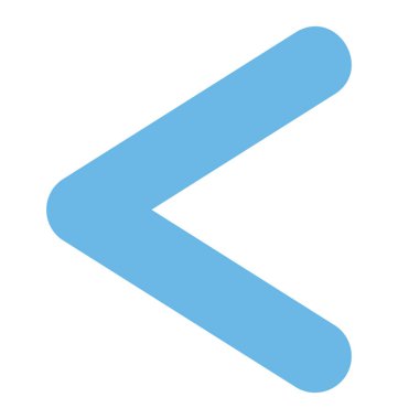 Doğru yön gösteren bir ok ilerleyin sol ok 