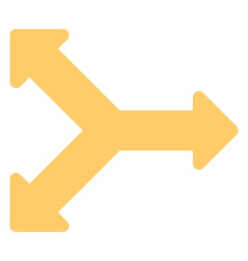 Üç yol kavşak veya üç yol kavşak yol işareti 