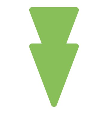 Aşağı ok aşağı yön gösteren bir ok 