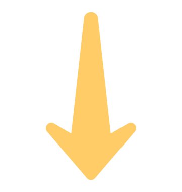 Aşağı ok aşağı yön gösteren bir ok 