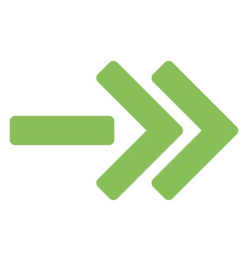 Yön sağ ok ok ucu ile ileri oktur