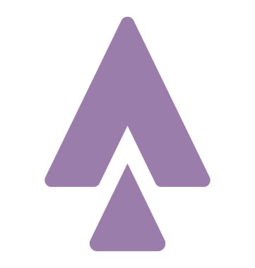 Yukarı yönde kaydırma yukarı ok gösteren bir ok 