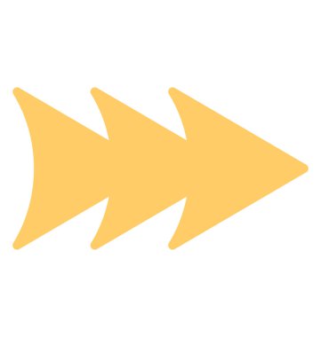 Düz simgesi tasarım hızlı ileri düğmesinin, media player düğmesi 