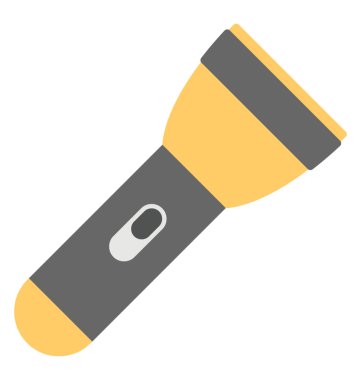 Elektrikli bir el feneri, el feneri ışık 