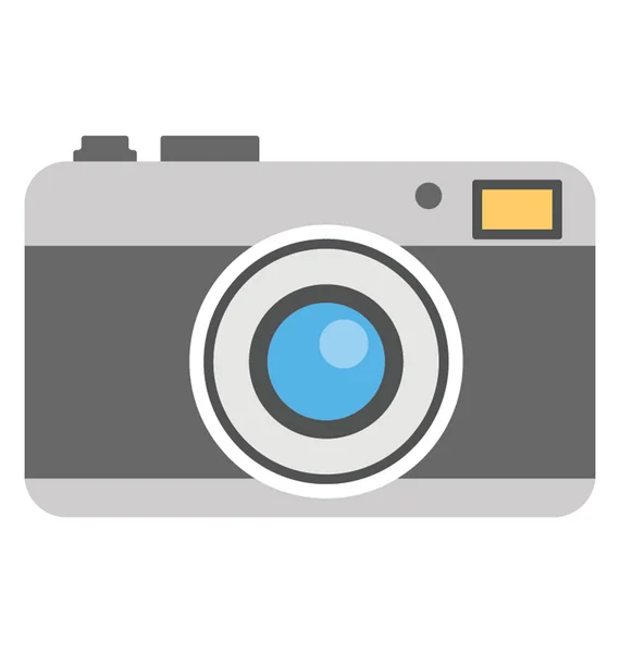 Ein Gerätesymbol Zur Aufnahme Von Bildern Mit Dem Namen Kamera — Stockvektor