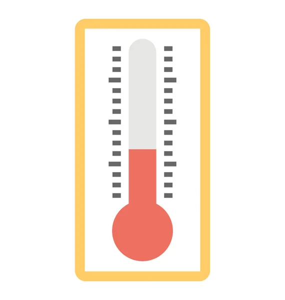 Počasí Teplotní Stupnice Teploměr — Stockový vektor