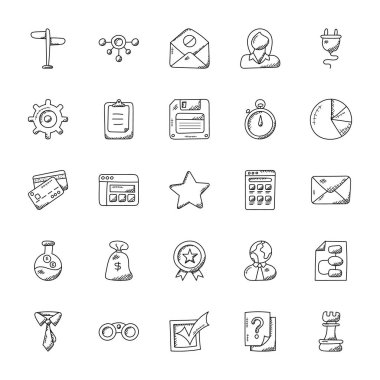 Office Doodle simgeler koleksiyonu