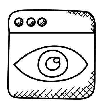 SEO izleme düz vektör simgesi.