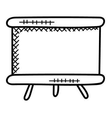 Sunu düz vektör simgesi.