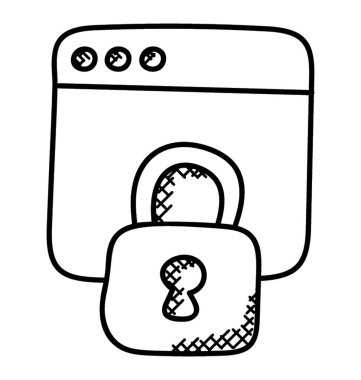 Web düz vektör simgesi.