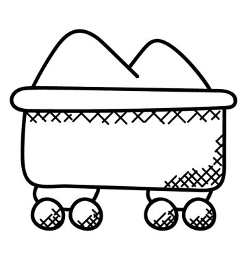  Benim Cartflat vektör simgesi.