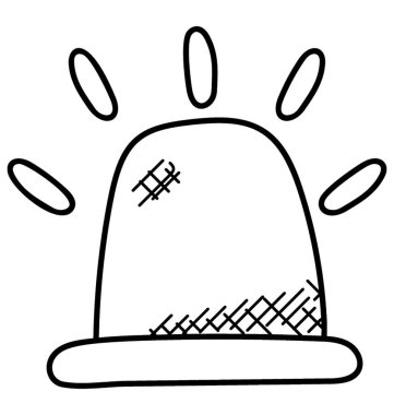  Uyarı düz vektör simgesi.