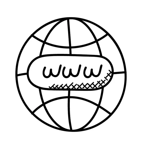 Www Platt Vektor Symbol — Stock vektor