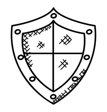 Virüsten koruma düz vektör simgesi.